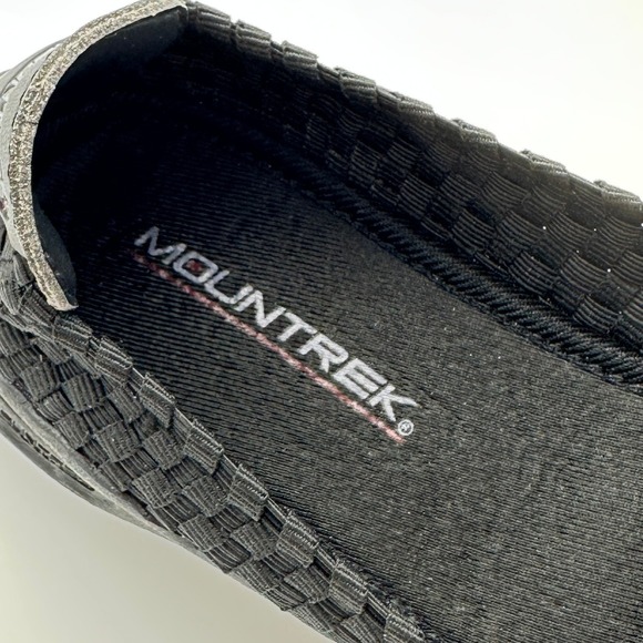 Mountrek SportShift Tour Woven‎ Skimmer Gore Black Comfort Slip On Shoes SZ 8 - Picture 7 of 12